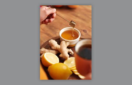 Honey Lemon Ginger and Tea for a Healthy Immune System