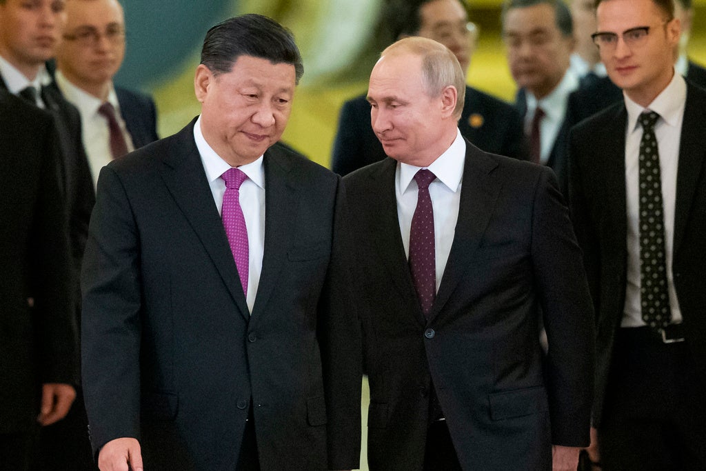 China's Xi Becomes First Major World Leader to Visit Putin in Russia Since Ukraine Invasion Began