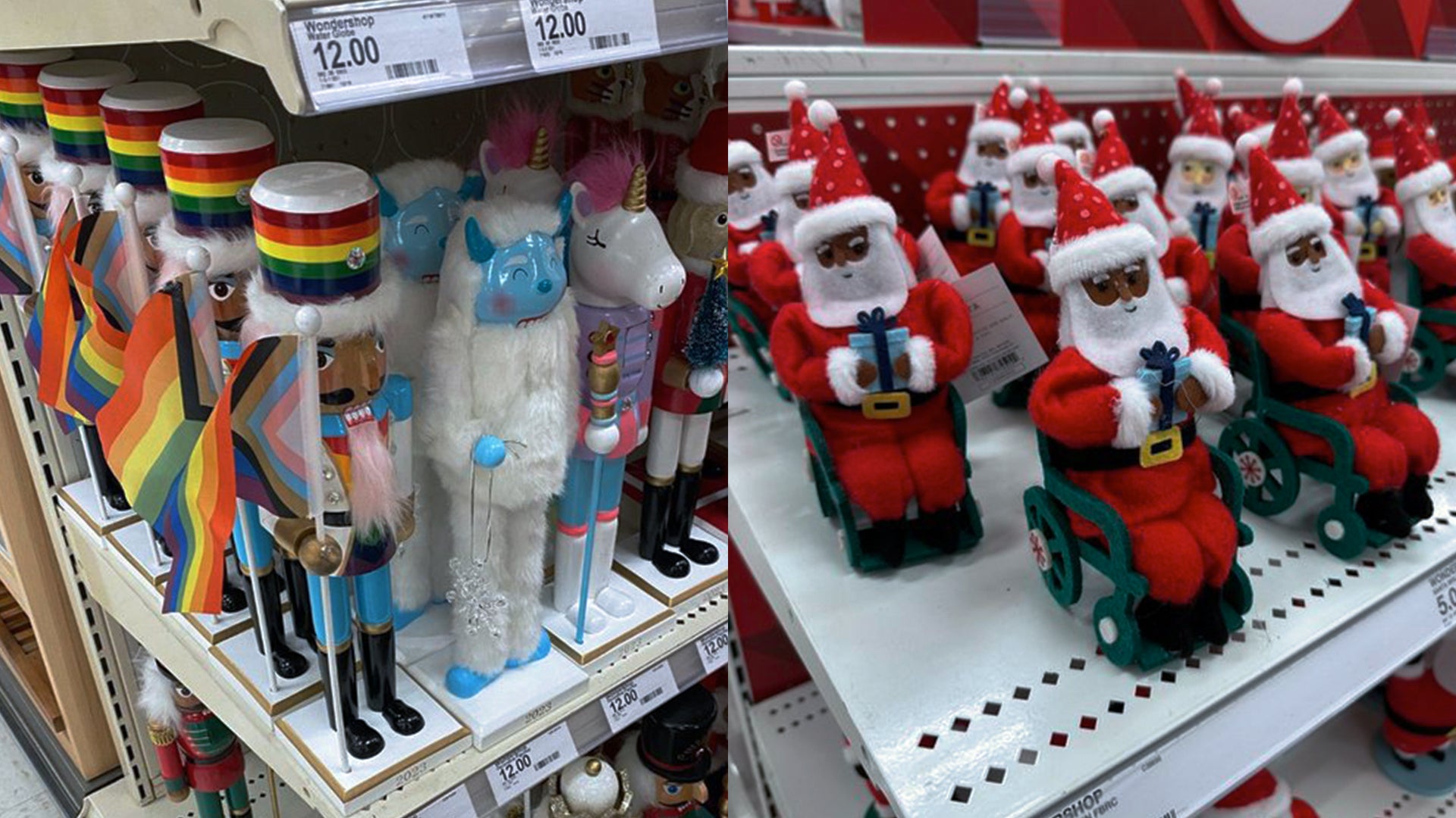 Target Pushes LGBT Agenda at Christmas, Sells Gay-Pride Santa & Nutcracker Figures