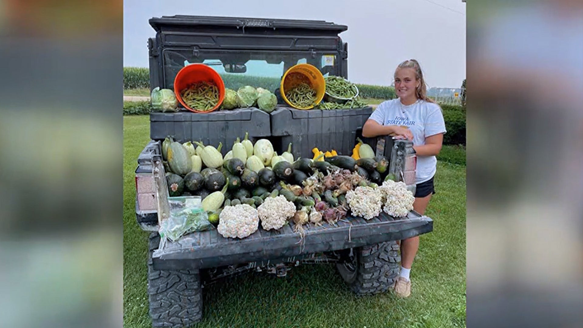 SOME GOOD NEWS: Iowa Teen Grows 7,000 Pounds of Veggies, Gives It All Away to Food Banks