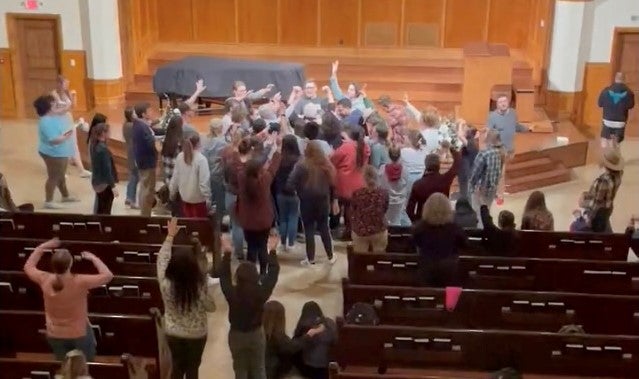 The Spirit of God Is Moving': Revival at Lee University Passes 70 Hours of  'Salvation, Deliverance, Healing' | CBN News