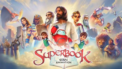 Superbook episode characters collage
