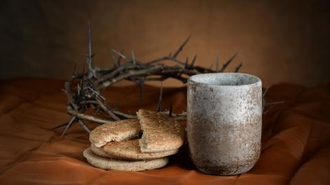 communion and crown of thorns