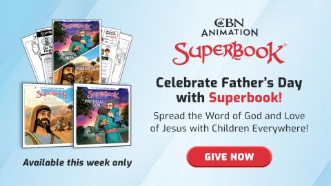 Celebrate Father's Day wtih Superbook