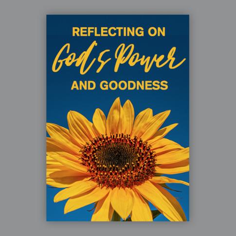 free booklet called reflecting on Gods power and goodness